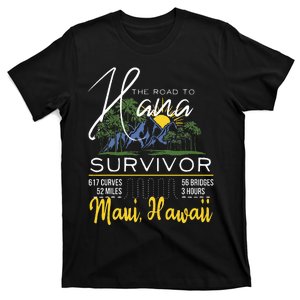 Road To Hana Survivor Curvy Palm Maui Hawaii Lover T-Shirt