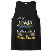 Road To Hana Survivor Curvy Palm Maui Hawaii Lover PosiCharge Competitor Tank