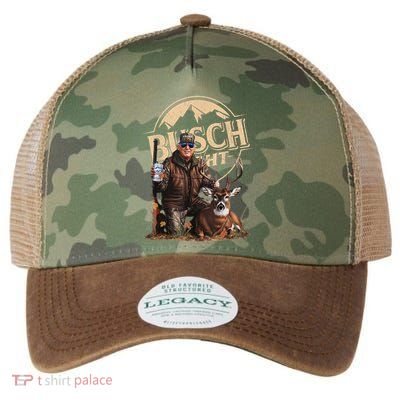 Retro Trump Hunting Deer Funny Beer Drinking Beer Hunting Legacy Tie Dye Trucker Hat