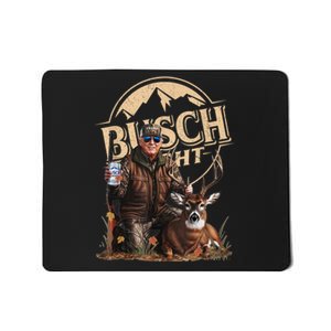 Retro Trump Hunting Deer Funny Beer Drinking Beer Hunting Mousepad