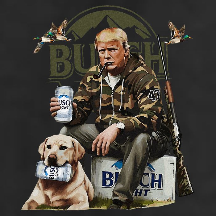 Retro Trump Hunting Deer Funny Beer Drinking Beer Hunting Cool Comfort Performance Bucket Hat