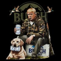 Retro Trump Hunting Deer Funny Beer Drinking Beer Hunting City Backpack