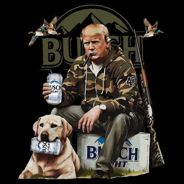 Retro Trump Hunting Deer Funny Beer Drinking Beer Hunting City Backpack