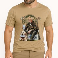 Retro Trump Hunting Deer Funny Beer Drinking Beer Hunting Cooling Performance Crew T-Shirt