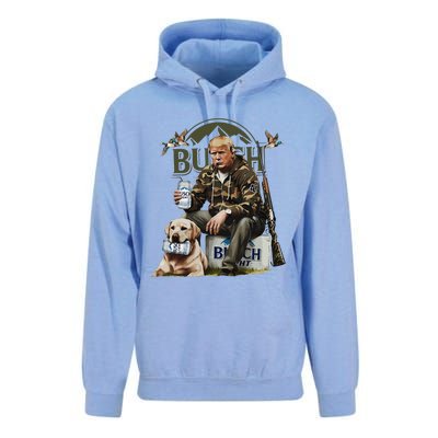 Retro Trump Hunting Deer Funny Beer Drinking Beer Hunting Unisex Surf Hoodie