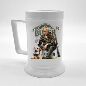 Retro Trump Hunting Deer Funny Beer Drinking Beer Hunting Beer Stein