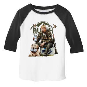 Retro Trump Hunting Deer Funny Beer Drinking Beer Hunting Toddler Fine Jersey T-Shirt