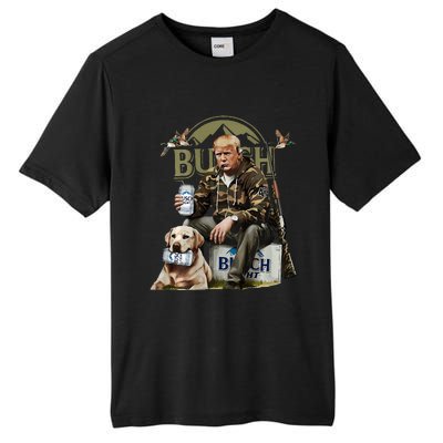 Retro Trump Hunting Deer Funny Beer Drinking Hunting Tall Fusion ChromaSoft Performance T-Shirt