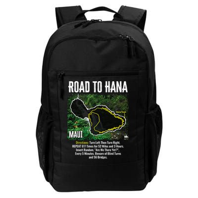 Road To Hana Map Maui Island Surfing Hawaiian Beach Summer Backpack
