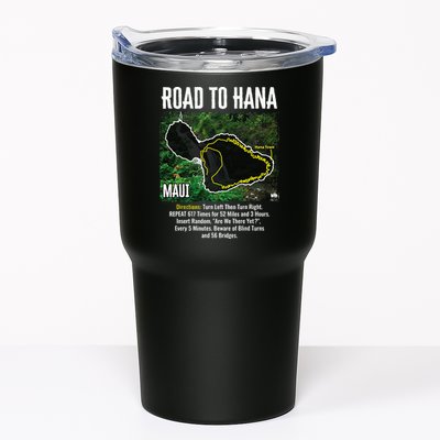 Road To Hana Map Maui Island Surfing Hawaiian Beach Summer Tumbler