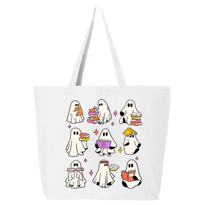 Retro Teacher Halloween Ghost Read More Books Teacher 25L Jumbo Tote