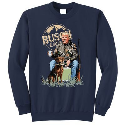 Retro Trump Hunting Deer Funny Beer Drinking Hunting Gift Sweatshirt