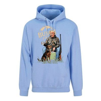 Retro Trump Hunting Deer Funny Beer Drinking Hunting Gift Unisex Surf Hoodie