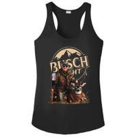 Retro Trump Hunting Deer Funny Beer Drinking Beer Hunting Gift Ladies PosiCharge Competitor Racerback Tank