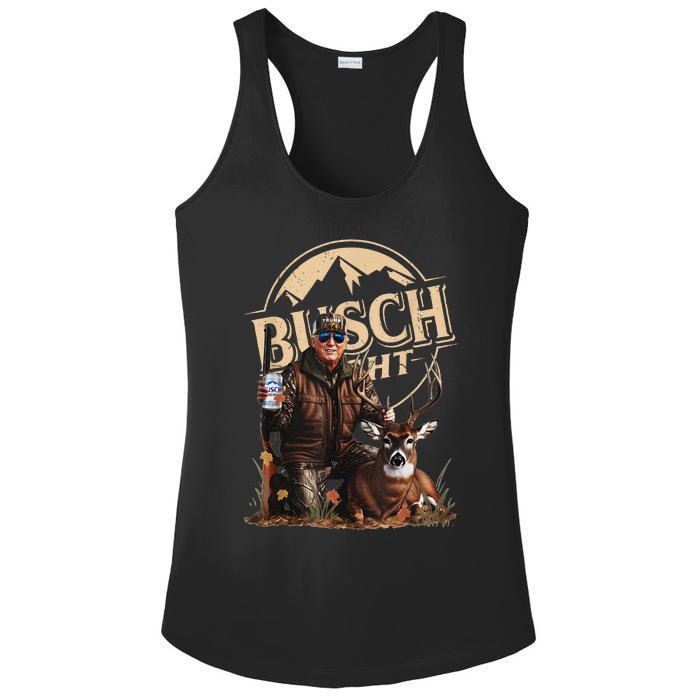 Retro Trump Hunting Deer Funny Beer Drinking Beer Hunting Gift Ladies PosiCharge Competitor Racerback Tank