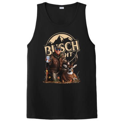 Retro Trump Hunting Deer Funny Beer Drinking Beer Hunting Gift PosiCharge Competitor Tank