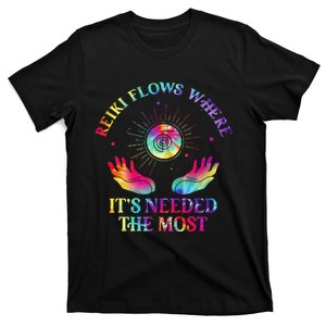 Reiki Therapist Healing Master Yoga Spiritual Reiki Flows T-Shirt