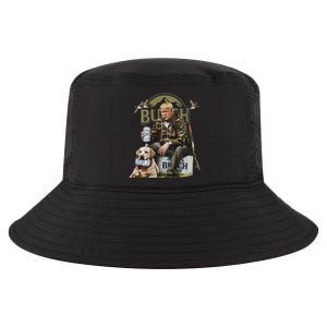 Retro Trump Hunting Deer Funny Beer Drinking Hunting Cool Comfort Performance Bucket Hat