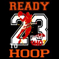 Ready To Hoop Basketball 23 Cooling Performance Crew T-Shirt