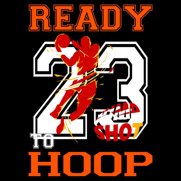 Ready To Hoop Basketball 23 Cooling Performance Crew T-Shirt