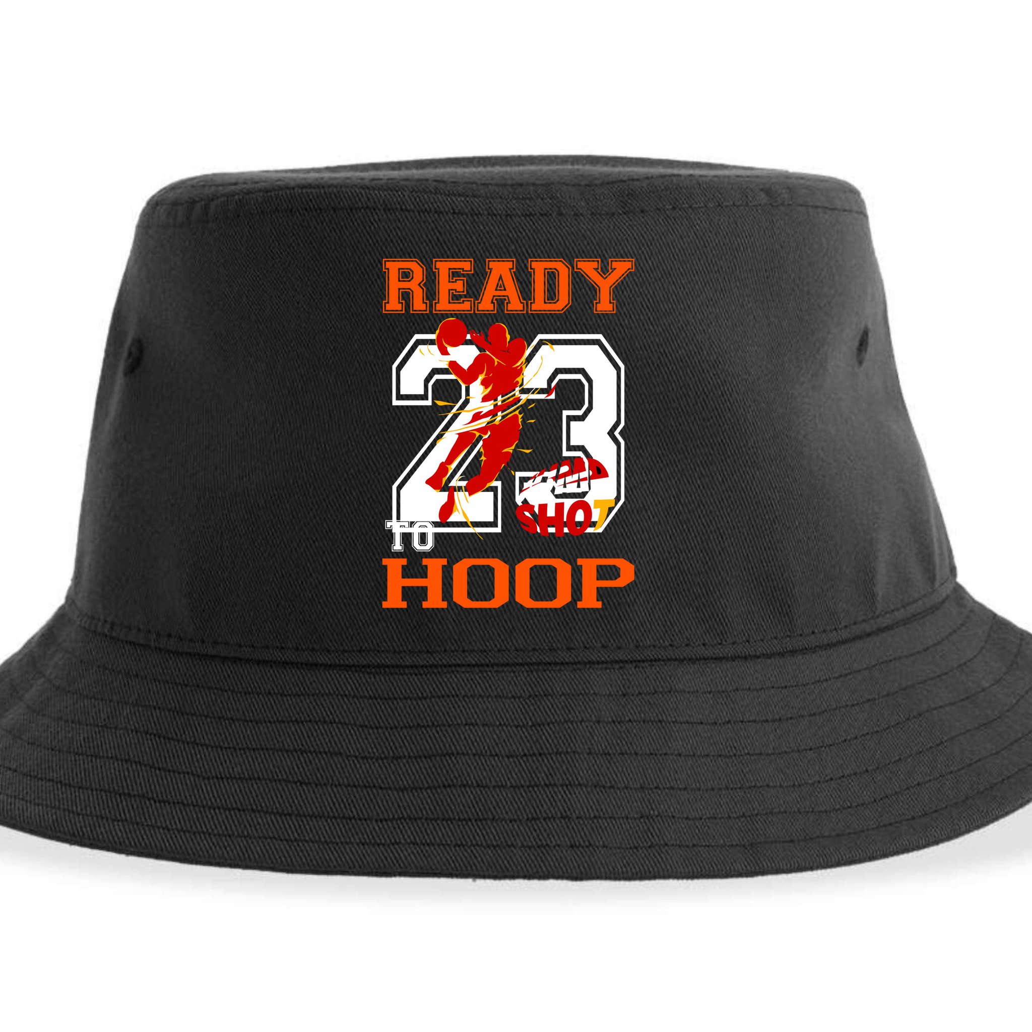 Ready To Hoop Basketball 23 Sustainable Bucket Hat