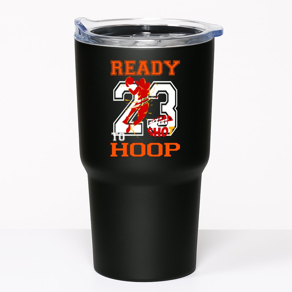 Ready To Hoop Basketball 23 Tumbler