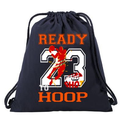 Ready To Hoop Basketball 23 Drawstring Bag