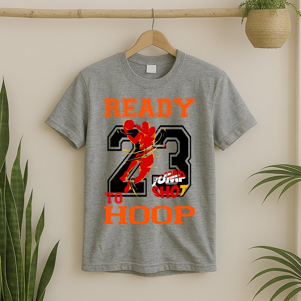 Ready To Hoop Basketball 23 T-Shirt