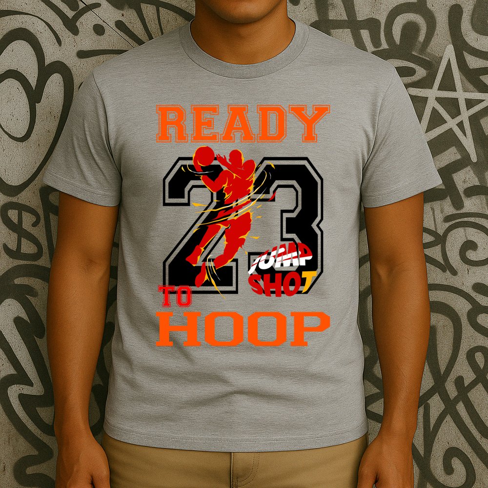 Ready To Hoop Basketball 23 T-Shirt