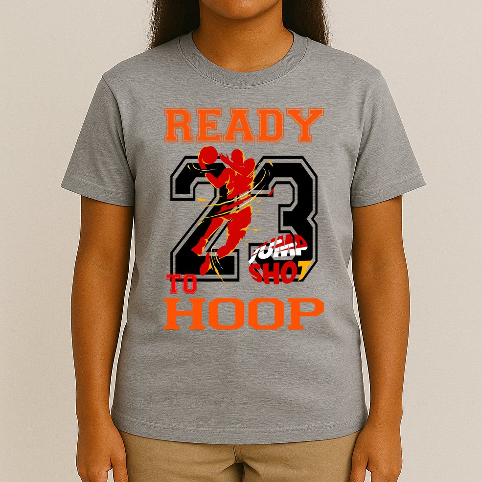Ready To Hoop Basketball 23 T-Shirt