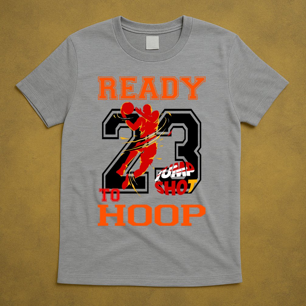 Ready To Hoop Basketball 23 T-Shirt