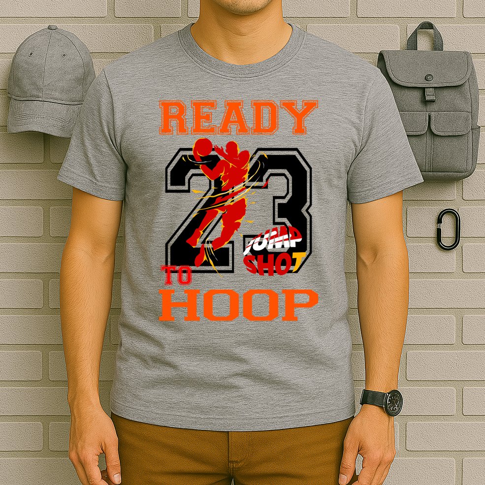 Ready To Hoop Basketball 23 T-Shirt