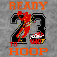 Ready To Hoop Basketball 23 T-Shirt