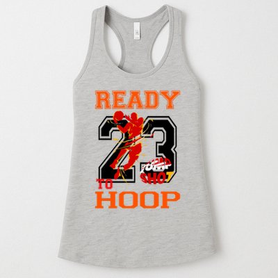 Ready To Hoop Basketball 23 Womens Tank Top