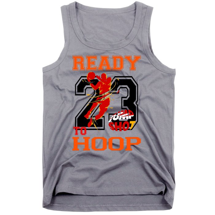 Ready To Hoop Basketball 23 Tank Top