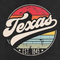 Retro Texas Home State TX Cool 70s Style Sunset Trucker Hat