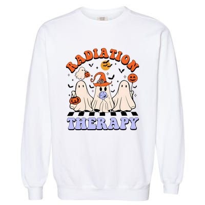 Radiation Therapy Halloween Boo Garment-Dyed Sweatshirt