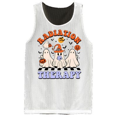 Radiation Therapy Halloween Boo Mesh Reversible Basketball Jersey Tank