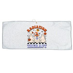 Radiation Therapy Halloween Boo Large Microfiber Waffle Golf Towel