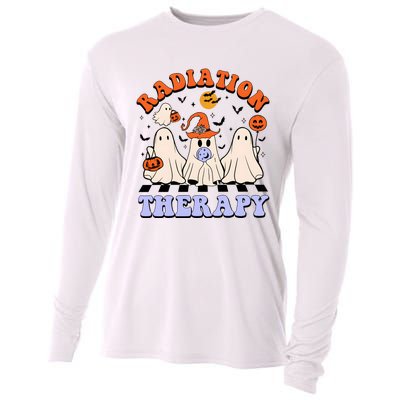 Radiation Therapy Halloween Boo Cooling Performance Long Sleeve Crew