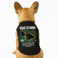 Road To Hana Map Maui Island Surfing Hawaiian Beach Summer Doggie Tank