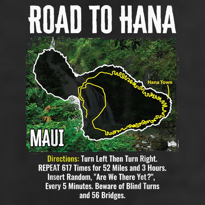Road To Hana Map Maui Island Surfing Hawaiian Beach Summer Trucker Hat