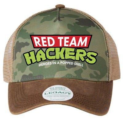 Red Team Hackers Heroes In A Popped Shell Legacy Tie Dye Trucker Hat