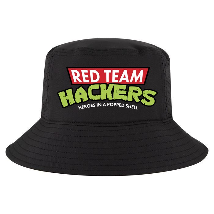 Red Team Hackers Heroes In A Popped Shell Cool Comfort Performance Bucket Hat