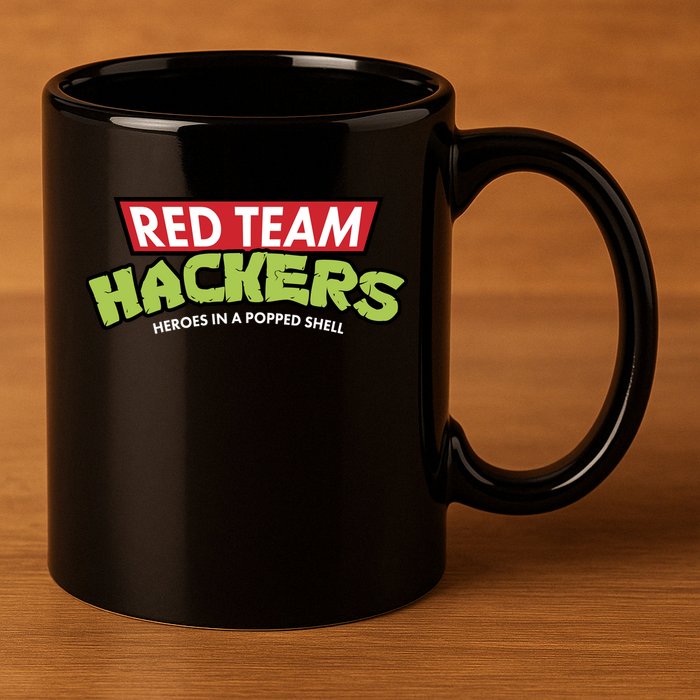 Red Team Hackers Heroes In A Popped Shell 11oz C Handle Ceramic Mug