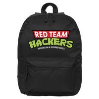 Red Team Hackers Heroes In A Popped Shell 16 in Basic Backpack