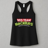 Red Team Hackers Heroes In A Popped Shell Womens Tank Top