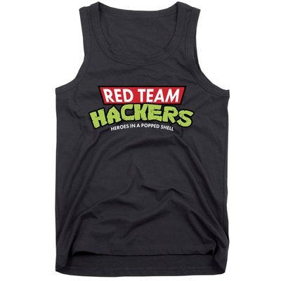 Red Team Hackers Heroes In A Popped Shell Tank Top