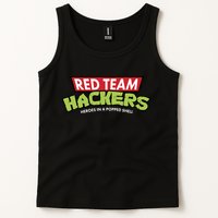 Red Team Hackers Heroes In A Popped Shell Tank Top