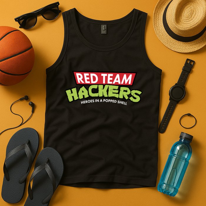 Red Team Hackers Heroes In A Popped Shell Tank Top